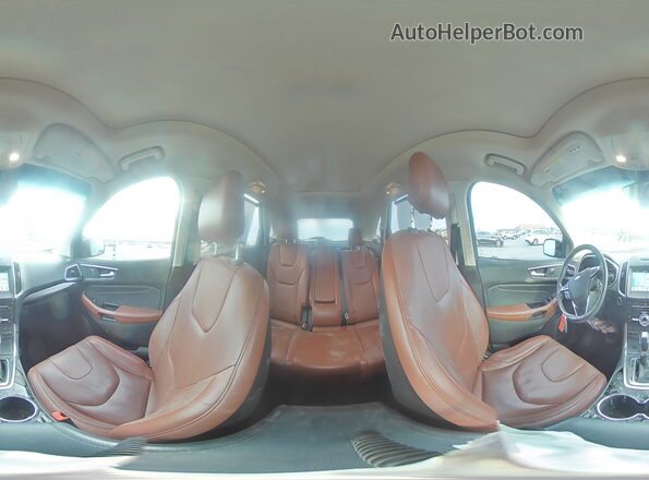 2FMPK3K86HBC63189 2017 FORD EDGE Черный Панорамный вид салона 360°