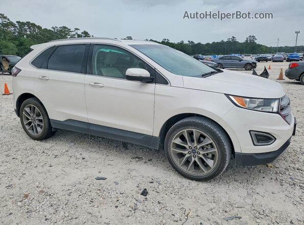 2FMPK3K86HBC63662 2017 FORD EDGE Белый Передняя правая четверть