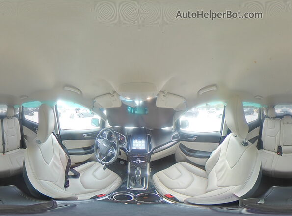 2FMPK3K86HBC63662 2017 FORD EDGE Белый Панорамный вид салона 360°
