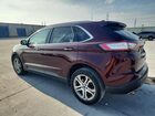 2017 Ford Edge Titanium Burgundy vin: 2FMPK3K88HBB03802