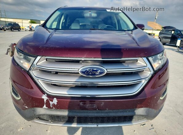2FMPK3K88HBB03802 2017 FORD EDGE Burgundy Widok z przodu