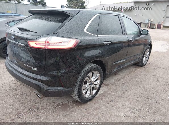 2FMPK3K90KBB60608 2019 FORD EDGE Black Tył prawy