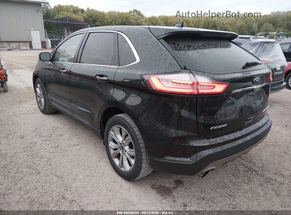 2FMPK3K90KBB60608 2019 FORD EDGE Black Tył lewy