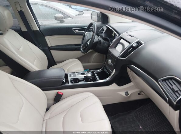 2FMPK3K90KBB60608 2019 FORD EDGE Black Widok wnętrza z przodu