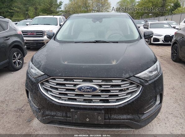 2FMPK3K90KBB60608 2019 FORD EDGE Black Widok zestawu wskaźników