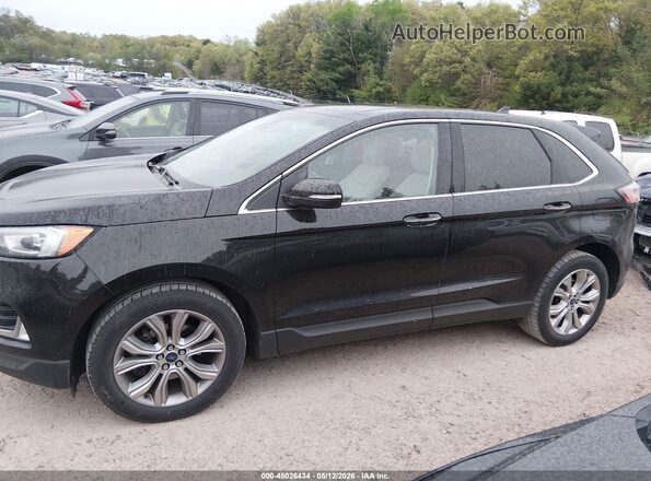 2FMPK3K90KBB60608 2019 FORD EDGE Black Widok wnętrza 360 stopni