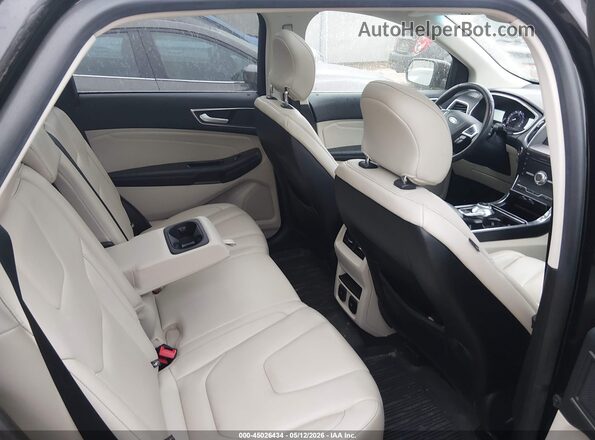 2FMPK3K90KBB60608 2019 FORD EDGE Black Widok naklejki z numerem VIN