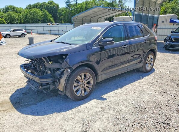 2FMPK3K90LBA15991 2020 FORD EDGE Black Front left