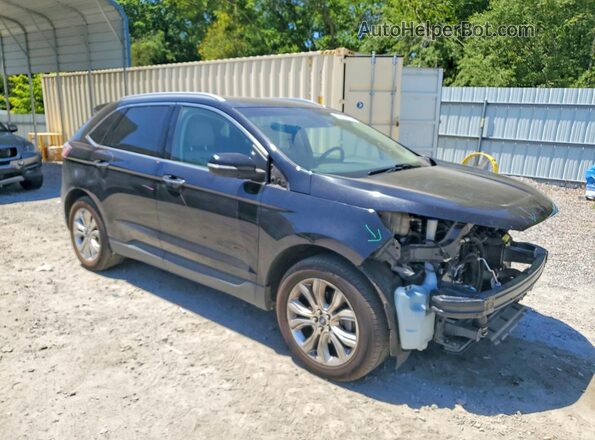 2FMPK3K90LBA15991 2020 FORD EDGE Black Front right
