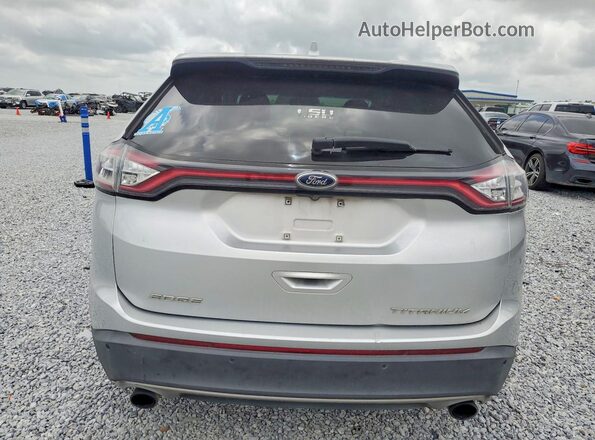 2FMPK3K91JBB42794 2018 FORD EDGE Silver Widok z tyłu