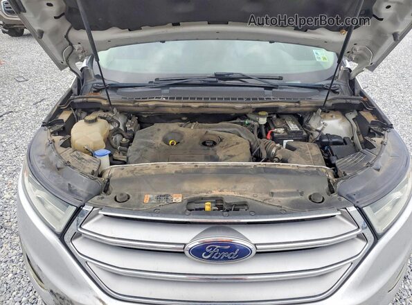 2FMPK3K91JBB42794 2018 FORD EDGE Silver Widok komory silnika