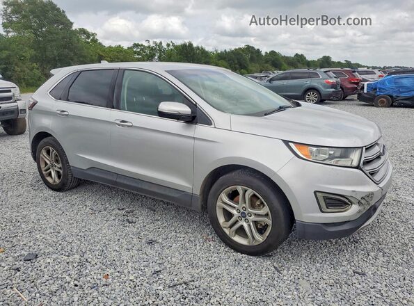 2FMPK3K91JBB42794 2018 FORD EDGE Silver Przód prawy