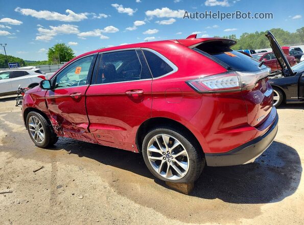 2FMPK3K91JBC30339 2018 FORD EDGE Коричневый Задняя левая четверть