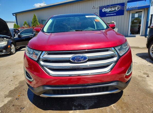 2FMPK3K91JBC30339 2018 FORD EDGE Коричневый Вид спереди