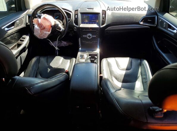 2FMPK3K91KBC21514 2019 FORD EDGE Black Dashboard view