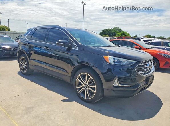 2FMPK3K91LBB15727 2020 FORD EDGE Black Delantero derecho