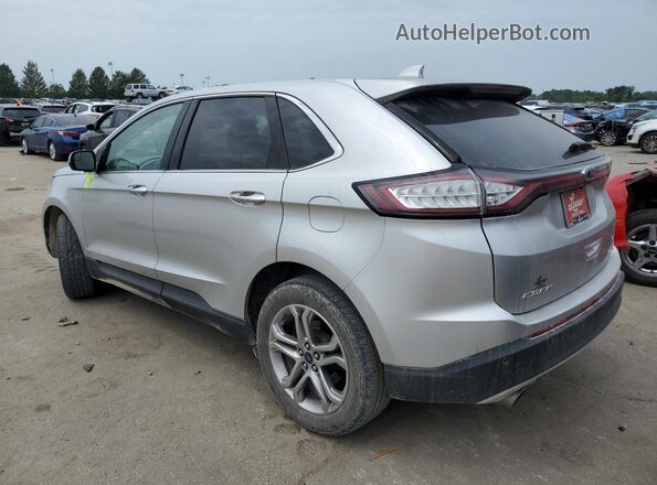 2FMPK3K92JBB06953 2018 FORD EDGE Silver Trasero izquierdo