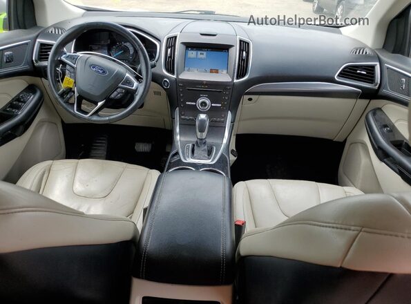 2FMPK3K92JBB06953 2018 FORD EDGE Silver Vista del salpicadero