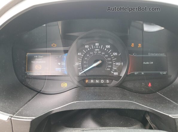 2FMPK3K92JBB06953 2018 FORD EDGE Silver Vista del cuadro de instrumentos