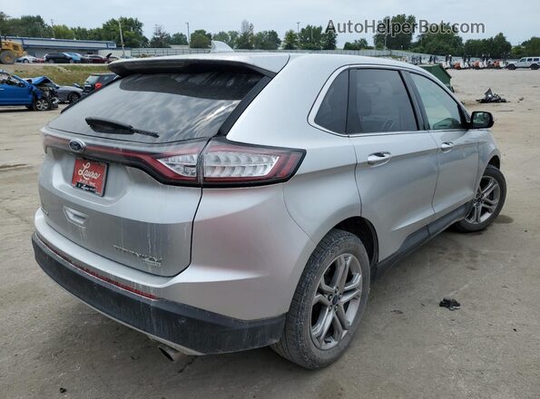 2FMPK3K92JBB06953 2018 FORD EDGE Silver Trasero derecho