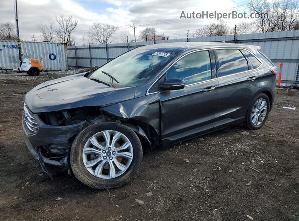 2FMPK3K92LBA56056 2020 FORD EDGE Серый Передняя левая четверть