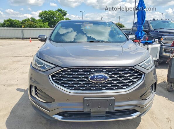 2FMPK3K92MBA09322 2021 FORD EDGE Белый Вид спереди