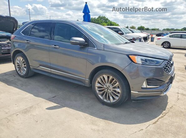 2FMPK3K92MBA09322 2021 FORD EDGE Белый Передняя правая четверть