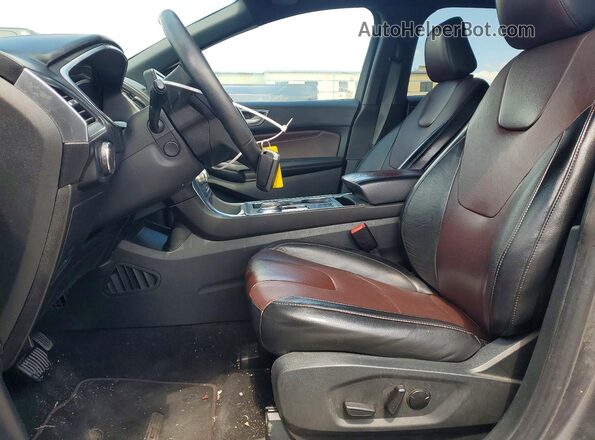 2FMPK3K92MBA09322 2021 FORD EDGE Белый Вид салона спереди