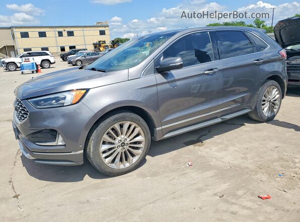 2FMPK3K92MBA09322 2021 FORD EDGE Белый Передняя левая четверть