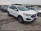 2021 Ford Edge Titanium White vin: 2FMPK3K92MBA44734