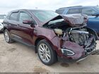 2018 Ford Edge Titanium Maroon vin: 2FMPK3K94JBC06505
