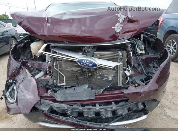 2FMPK3K94JBC06505 2018 FORD EDGE Maroon Սալոնի հետևի տեսք