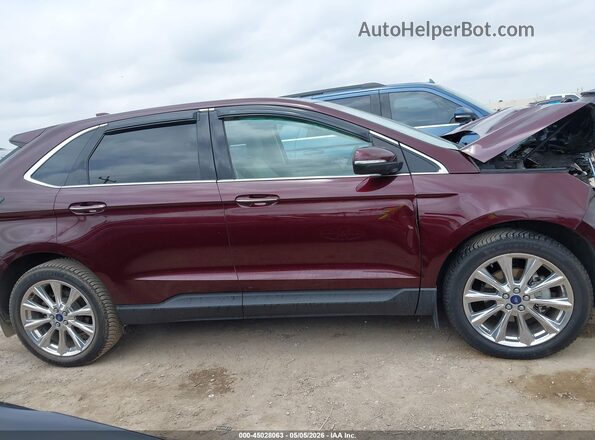 2FMPK3K94JBC06505 2018 FORD EDGE Maroon Սալոնի 360 աստիճան տեսք