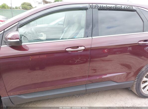 2FMPK3K94JBC06505 2018 FORD EDGE Maroon 