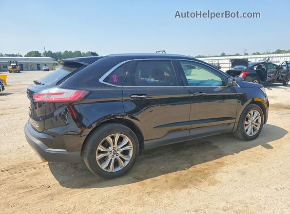 2FMPK3K95KBB19195 2019 FORD EDGE Black Задня права чверть