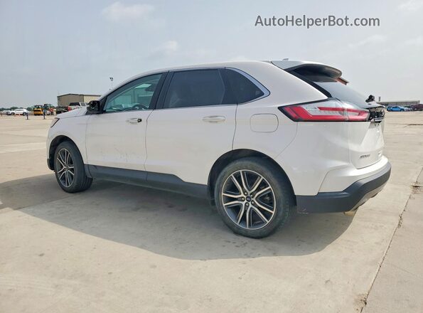 2FMPK3K95KBB85455 2019 FORD EDGE Белый Задняя левая четверть