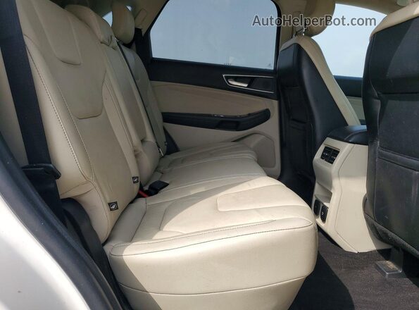 2FMPK3K95KBB85455 2019 FORD EDGE Белый Вид задней части салона