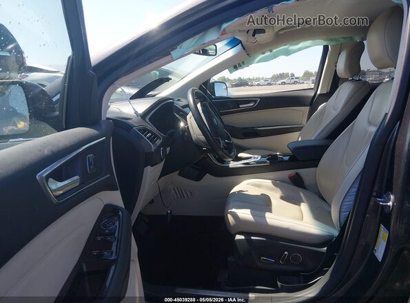 2FMPK3K96HBB53042 2017 FORD EDGE Серый Вид салона спереди