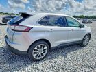 2018 Ford Edge Titanium Серебряный vin: 2FMPK3K96JBB36330