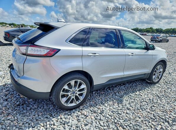 2FMPK3K96JBB36330 2018 FORD EDGE Серебряный Задняя правая четверть
