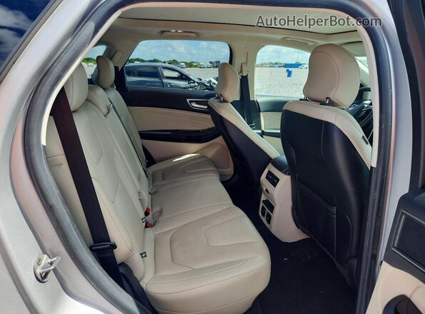2FMPK3K96JBB36330 2018 FORD EDGE Серебряный Вид задних сидений