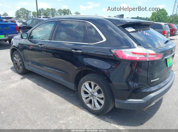 2FMPK3K96KBB22669 2019 FORD EDGE Черный Задняя левая четверть