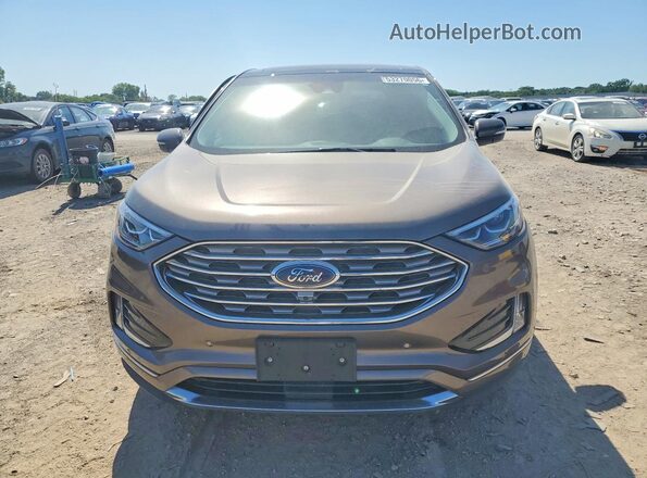 2FMPK3K96KBB49063 2019 FORD EDGE Серый Вид спереди