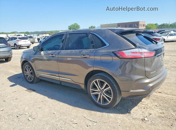 2FMPK3K96KBB49063 2019 FORD EDGE Серый Задняя левая четверть