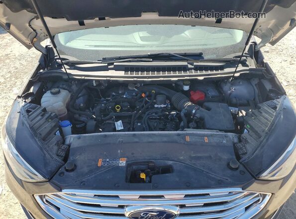 2FMPK3K96KBB49063 2019 FORD EDGE Серый Вид задней части салона