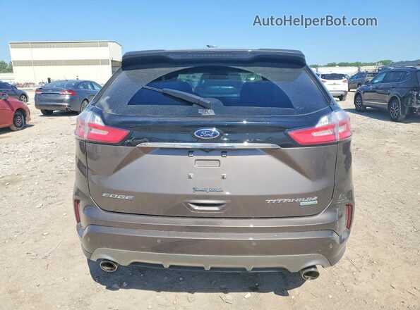 2FMPK3K96KBB49063 2019 FORD EDGE Серый Вид сзади
