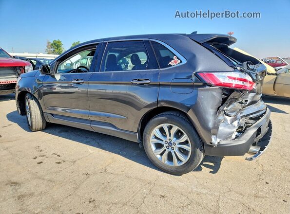 2FMPK3K96KBB54585 2019 FORD EDGE Серый Задняя левая четверть