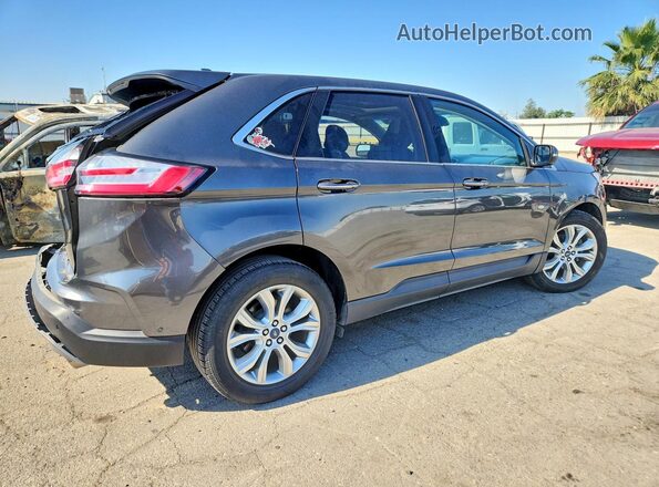 2FMPK3K96KBB54585 2019 FORD EDGE Серый Задняя правая четверть