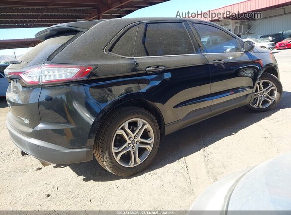 2FMPK3K97GBB22347 2016 FORD EDGE Черный Задняя правая четверть