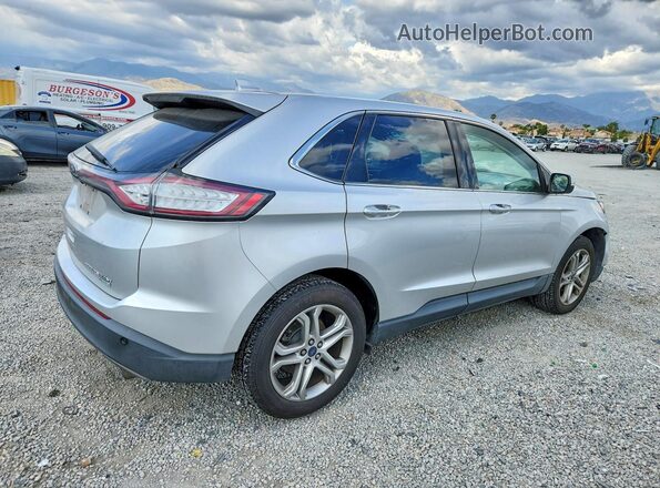 2FMPK3K97HBB28358 2017 FORD EDGE Silver Tył prawy